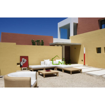 DE- (239) mobiliário de exterior conjunto de sofá de vime designs e preços